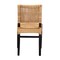 Baxton Studio Lesia Modern Bohemian Natural Brown Rattan and Espresso Brown Mahogany Wood Dining Chair 224-13130-ZORO - alternate 2